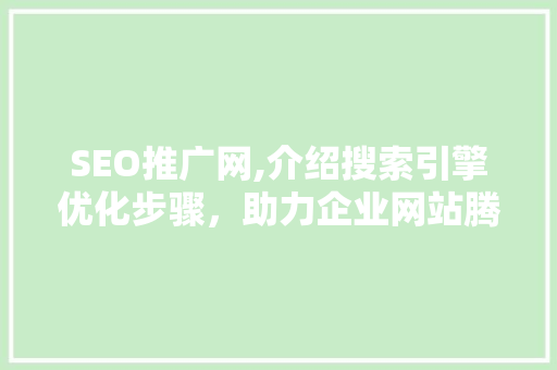 SEO推广网,介绍搜索引擎优化步骤，助力企业网站腾飞