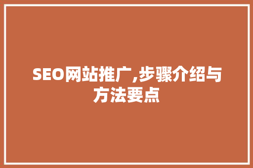 SEO网站推广,步骤介绍与方法要点