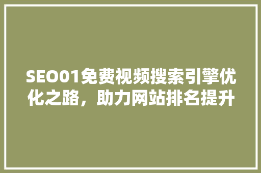 SEO01免费视频搜索引擎优化之路，助力网站排名提升