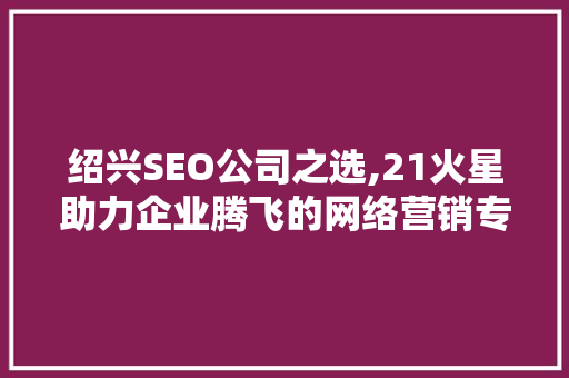 绍兴SEO公司之选,21火星助力企业腾飞的网络营销专家