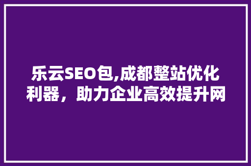 乐云SEO包,成都整站优化利器，助力企业高效提升网站排名