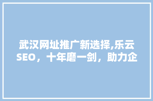 武汉网址推广新选择,乐云SEO，十年磨一剑，助力企业腾飞